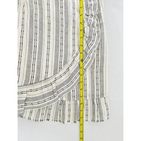 Line and Dot | Womens White One Shoulder Fit & Flare Edna Mini Dress Size Medium - Picture 11 of 13